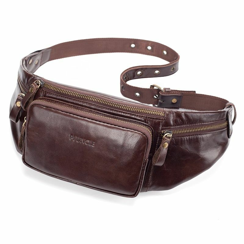 designer leather fanny pack